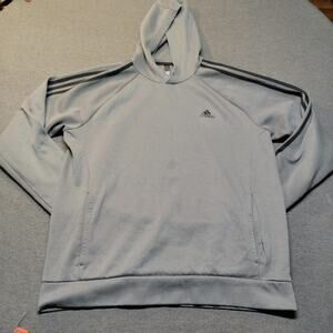 Adidas Men's Essentials 3-Stripes Fleece Pullover-Hoodie Size Large
